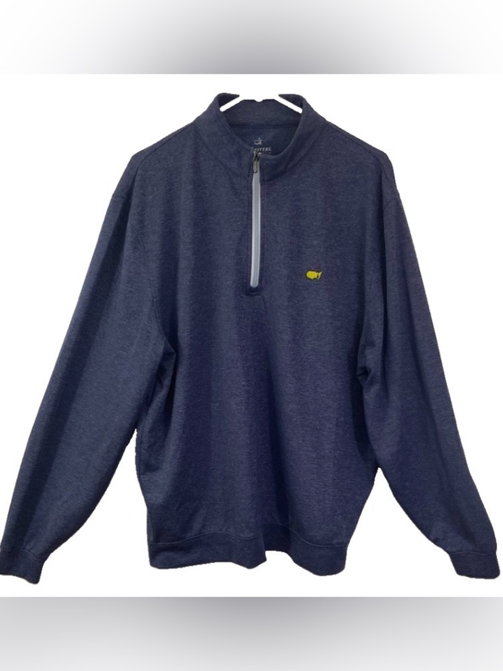 Masters Tech Quarter Zip Pullover Jacket Size XL Golf Performance Blue Athletic